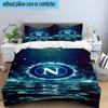 Napoli Football Club Emblem 3PCS Bedding Set 2D Printing (Includes 1 Duvet Cover + 2 Pillowcases Coreless), Bedroom decor,Fan gift