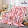 Rosa Tiger Muster Flanelldecke Warm Weich Halloween Weihnachten Sofa Warm Gemütlich Dekoratives Dekor Geschenk für Alle Jahreszeiten