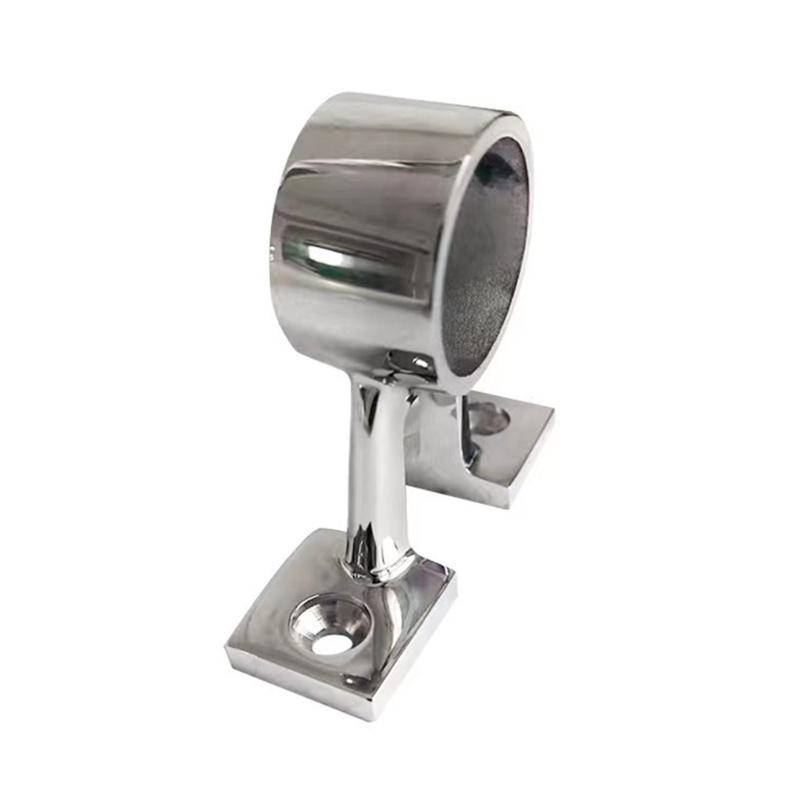 Suport central de fixare pentru balustradă de mână din oțel inoxidabil pentru țevi de 25 mm Stabil Durabil Potrivit pentru ambarcațiuni Barcă marină