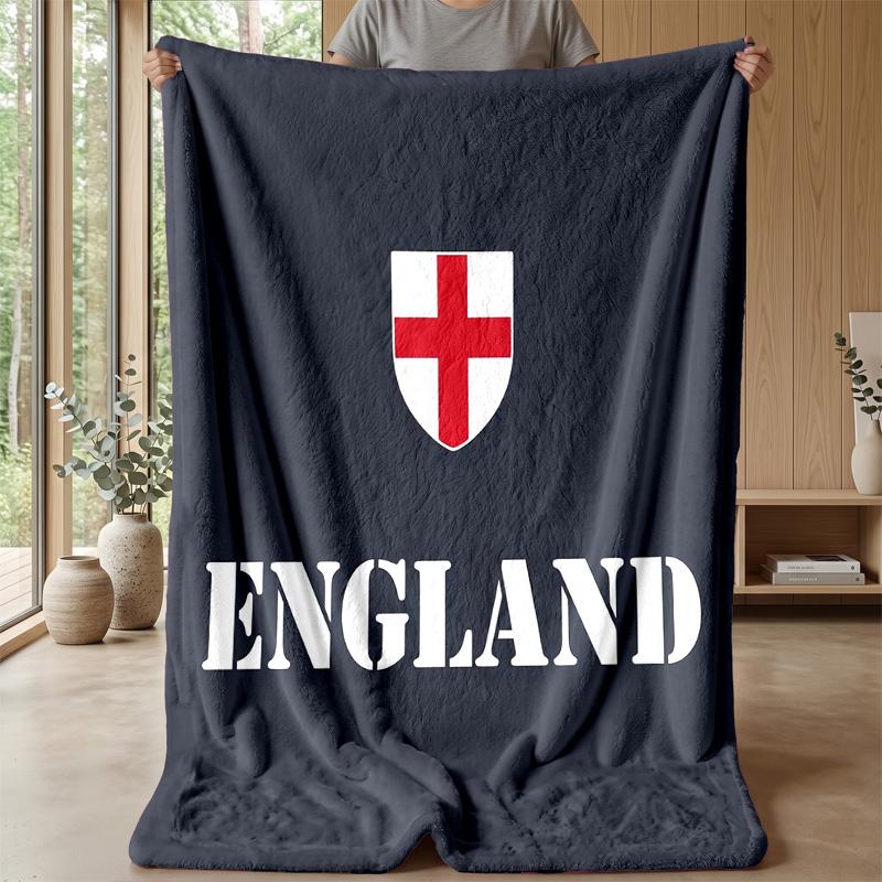 England national football team Theme blanket Soft Flannel Blanket Plush Throw Blanket Cozy Sofa Bed Blanket for Home Decor