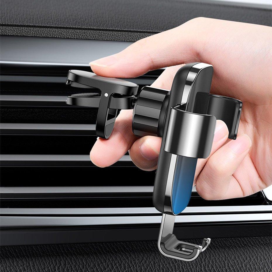 Baseus Glaze Series SUYL-LG01 Gravity Car Air Vent Mount Holder - Black