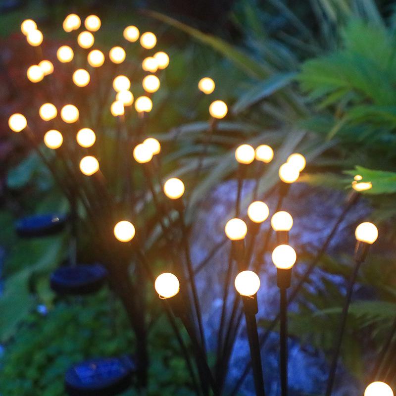 

Super Bright Solar Firefly Garden Lights: Waterproof Outdoor Landscape & Courtyard Lighting 6 Lights Solar Firefly (2-pack)