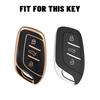 Car Key Cover For Mg Ev Mg4 Hs Gt Zs Zx Mg5 Mg6 Car Accessories Fob Key Case For Morris Garages Roewe Rx3 Rx5 Rx8 I6 I5 3 Button