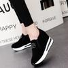 New Arrival Women Shoes Wedge Increase Shoes Black Shoes Women Sneakers Leisure Platform Shoes Breathable Zapatos De Mujer