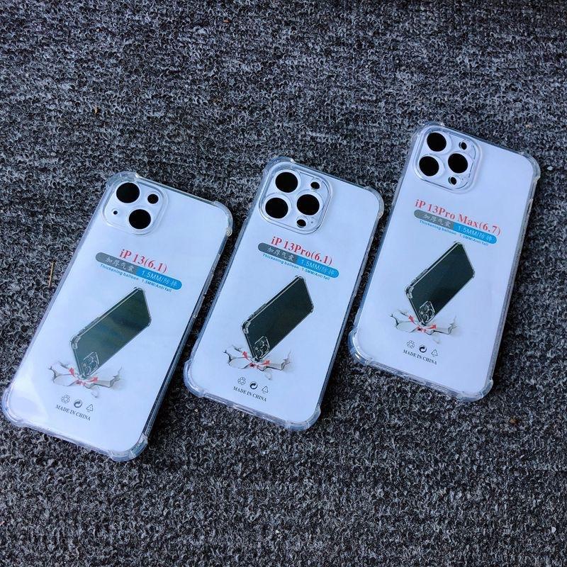 Applicable To IPhone14Promax Transparent Tpu Anti-fall Phone Case 13/12/11/14Plus Ultra-thin Space Case