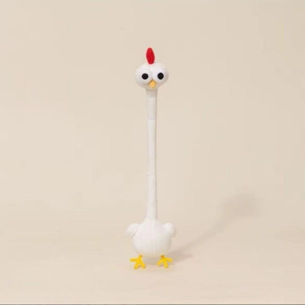 40cm Long-necked Doll Pendant Cartoon Plush Toy New White Goose Bag Pendant Birthday Gift 2