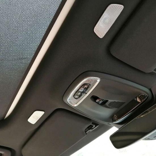 2pcs Roof Speaker Panel Titanium Silver Fit For Volvo XC90 Cover Trim 2016-2023