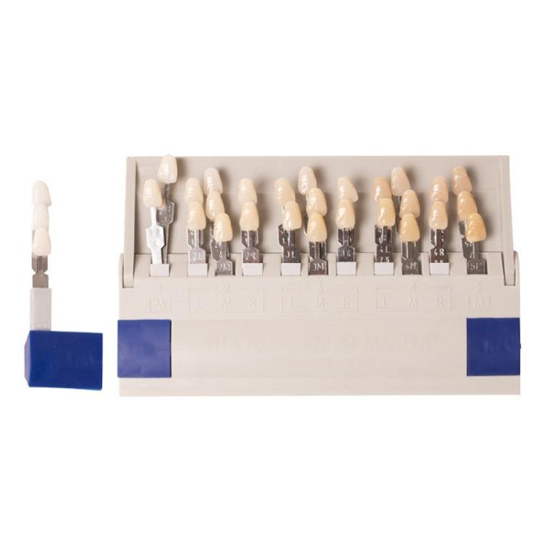 Teeth Shade Guide Classical Dentistry Equipment Teeth Whiten Porcelain 16/29 Colors Tooth Model Colorimetric Plate