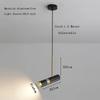 Lamp Creative Led Pendant Light Single Head 5w Black Rotatable Angle Hanging Lamp Ceiling Downlights For Bedroom Bar Counter