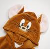 Tom and Jerry Baby Fluffy Sizes and 90cm Poncho/Fleece Outerwear/Cape, 70cm, 80cm,
