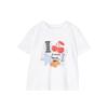 LUSON Girls' Xinjiang Cotton Short Sleeve T-Shirt