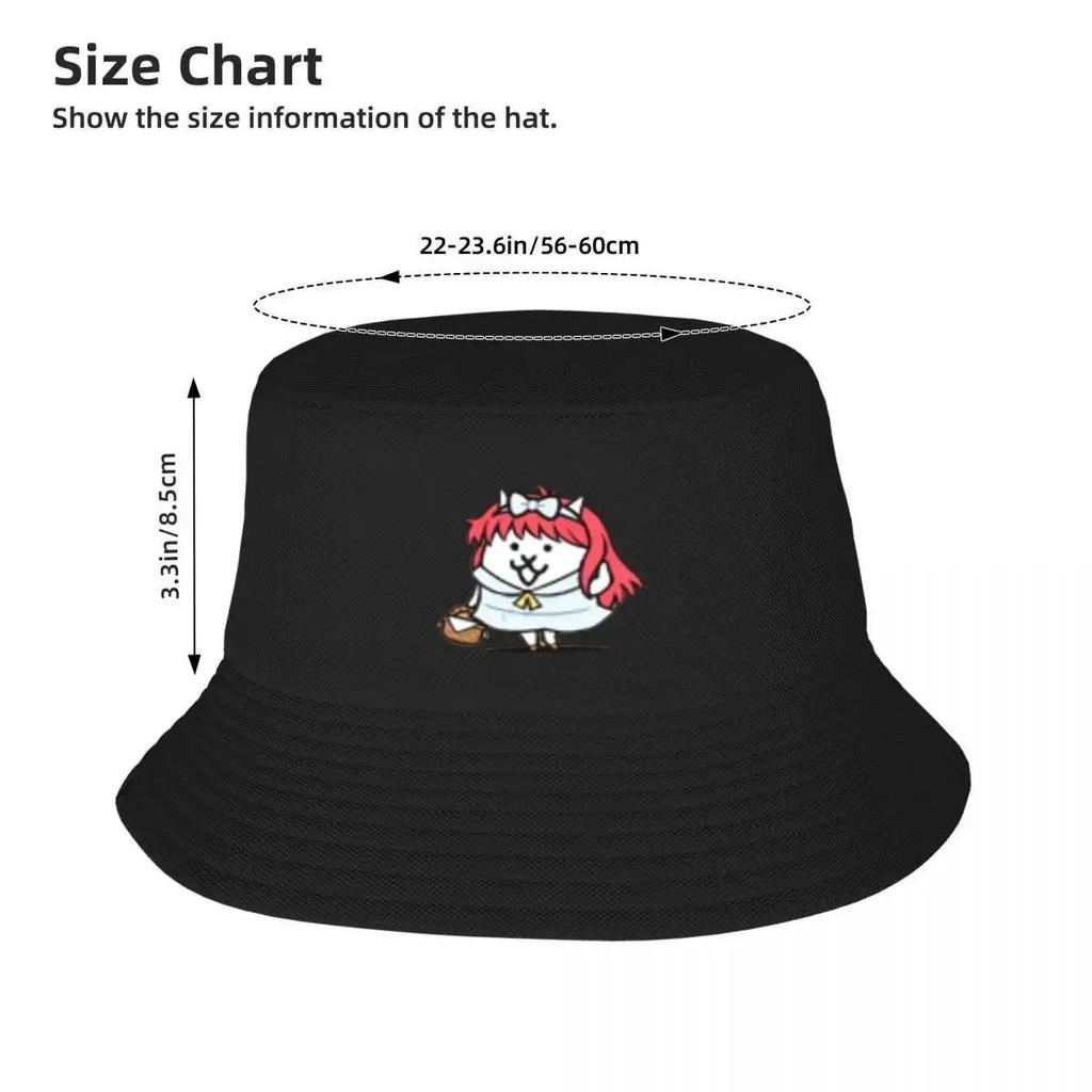 Secret Crush from Heartbeat Catcademy/ Battle Cats Bucket Hat Trucker Cap Custom Cap Men's Women's