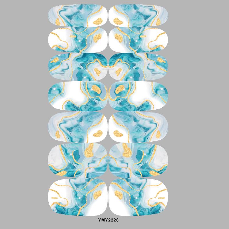 Marble Nail Art Stickers YMY2218-2229