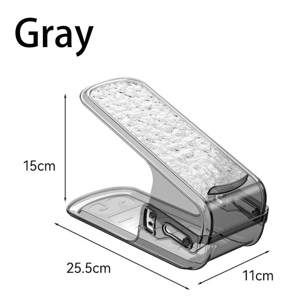 Double-layer Shoes Tray Advanced Shoe Holder Shoe Cabinet Storage Tool Shoe Rack  Saving Space
