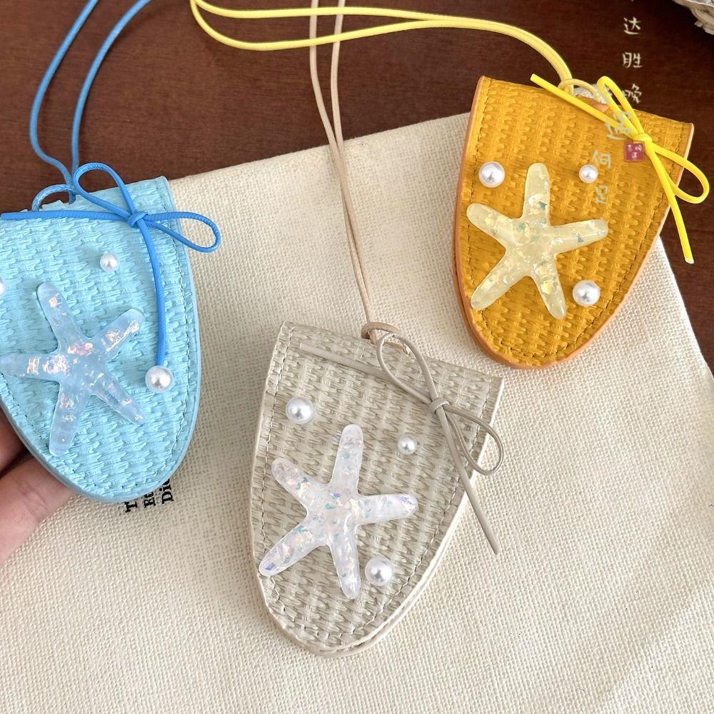 Anti-lost Pu Leather Magnetic Glasses Clip Sea Star Sunglasses Pendant Sunglasses Lanyard  Outdoor