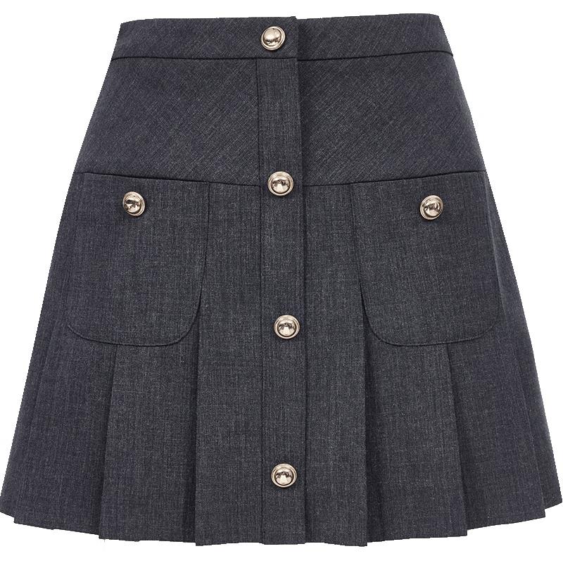 ONLY Women s 2025 Autumn Structured Pleated Mini Skirt L