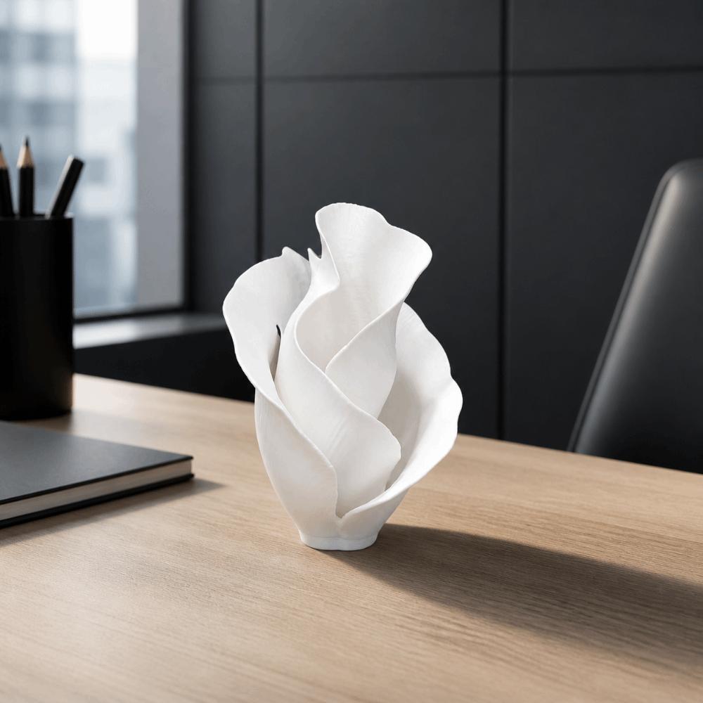 3D Printed Flower Vase Art Ornaments Abstract Vase Unique Desktop Decoration  Office