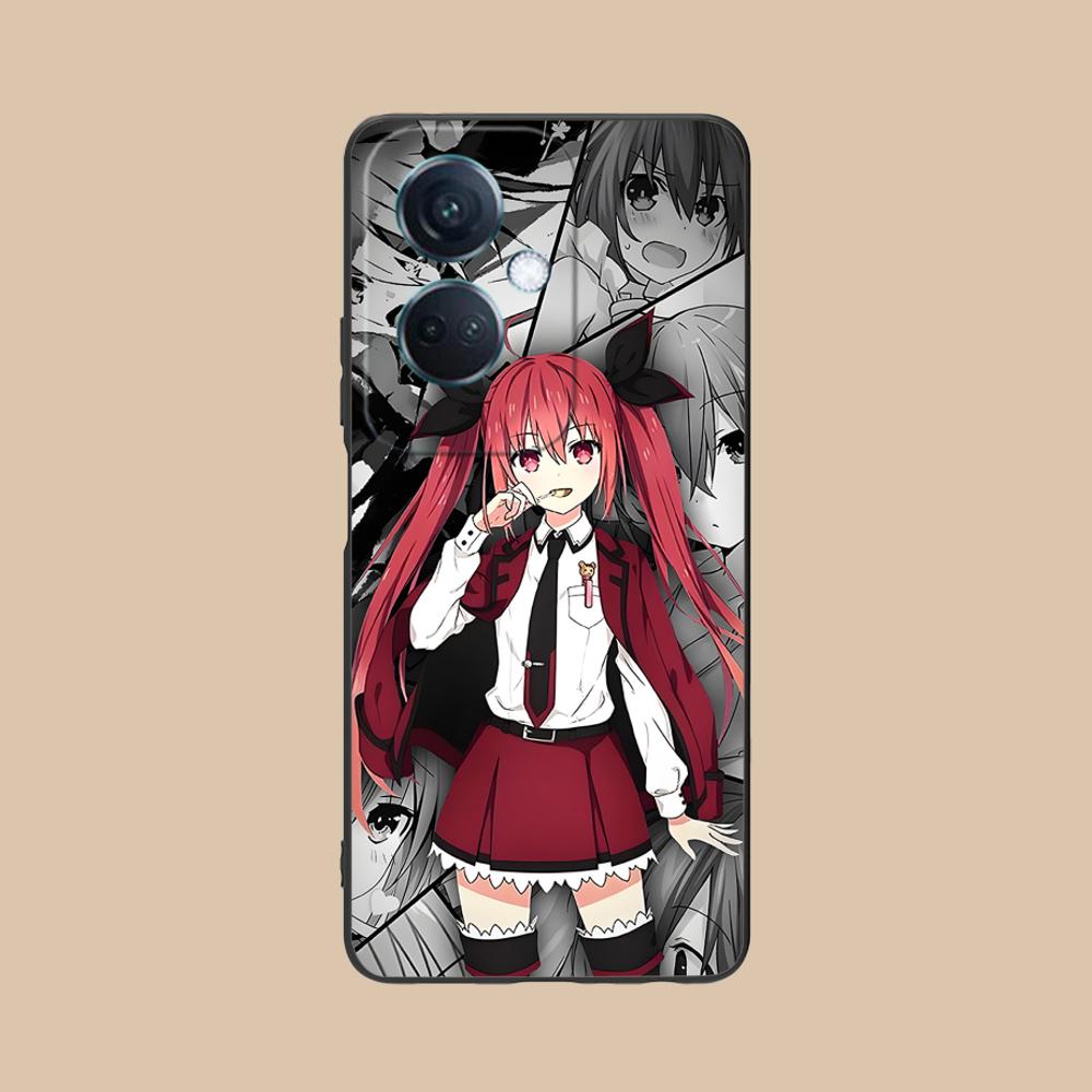 Date a Live Kotori Itsuka Matte TPU Mobile Phone Case for OPPO Reno 14 13 12 11 10 9 8 7 6 5 F T Pro 5G Colorful Printing Cover