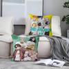 WIND Anime BREAKER Büro Kissenbezug Autokissenbezug 45X45CM Lendenkissenbezug Sofakissenbezug