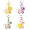 Stylish Flying Horse Motif Keychain Crafted Of Quality PU Leather Multi Functional Accessory For Men Women Gift