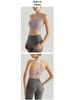 Shockproof High-Intensity Sports Bra with Fixed Cups & Seamless Back Clasp