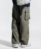 CREAM SODA LAB Wide Parachute Cargo String Four-Way Stretch Rivet Pants