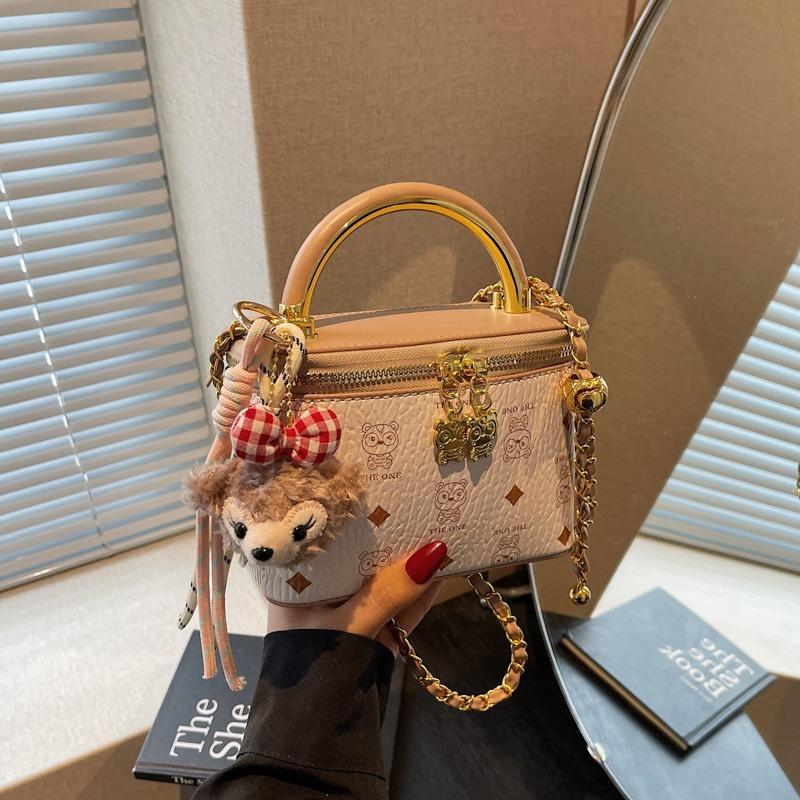 Premium kontrastfarbene Tasche Damen neue vielseitige Ketten-Umhängetasche Sommer tragbare Box kleine quadratische Tasche