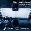 Parking Front Windshield Cover, Foldable Reflective Silver Cover for Broad Glass Area Coverage and Daily Use Design
