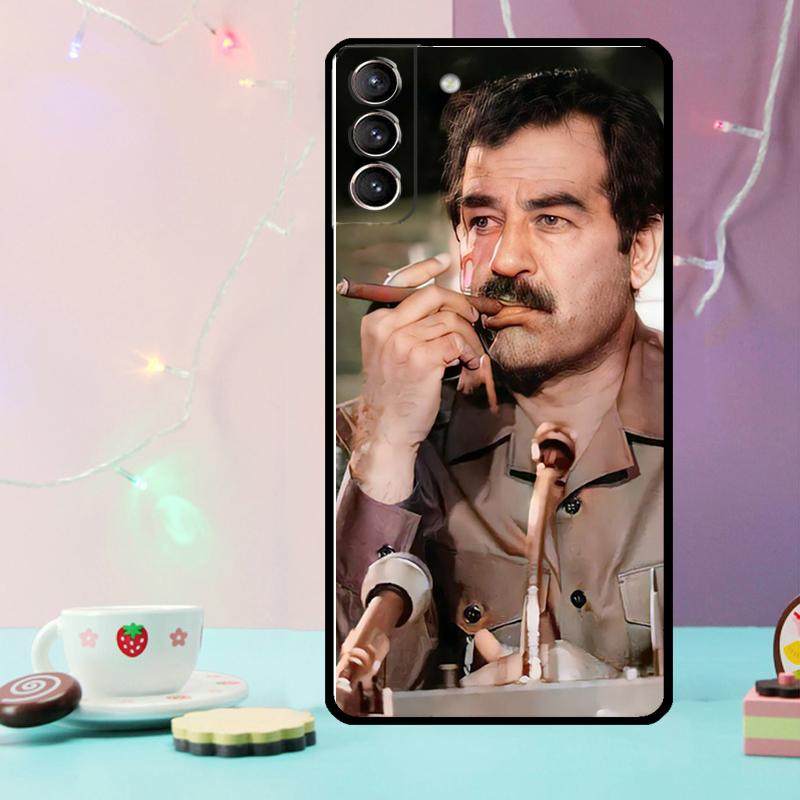 Saddam Hussein Iraq Phone Case For Samsung Galaxy S24 Ultra S20 S21 S22 S23 S25 Ultra S9 S10 Plus S24 FE Cover