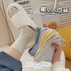 Oatmeal Stacking Socks Children'S Spring And Autumn Medium Tube Socks Pure Cotton Trendy Idea Yarn Confinement Stockings Summer Thin