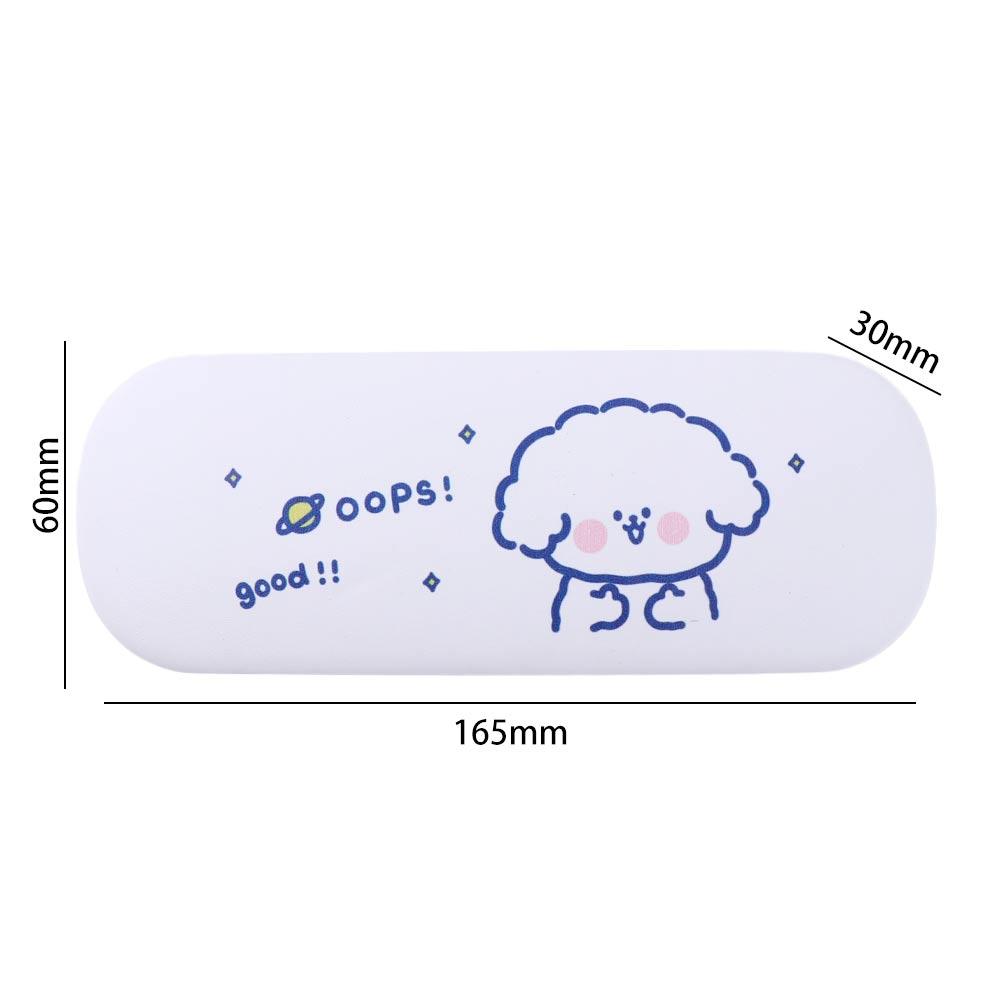 Teens Eyewear Protector Containers PU Leather Women Cartoon Spectacle Case Glasses Box Eyeglass Hard Box Reading Glasses Case