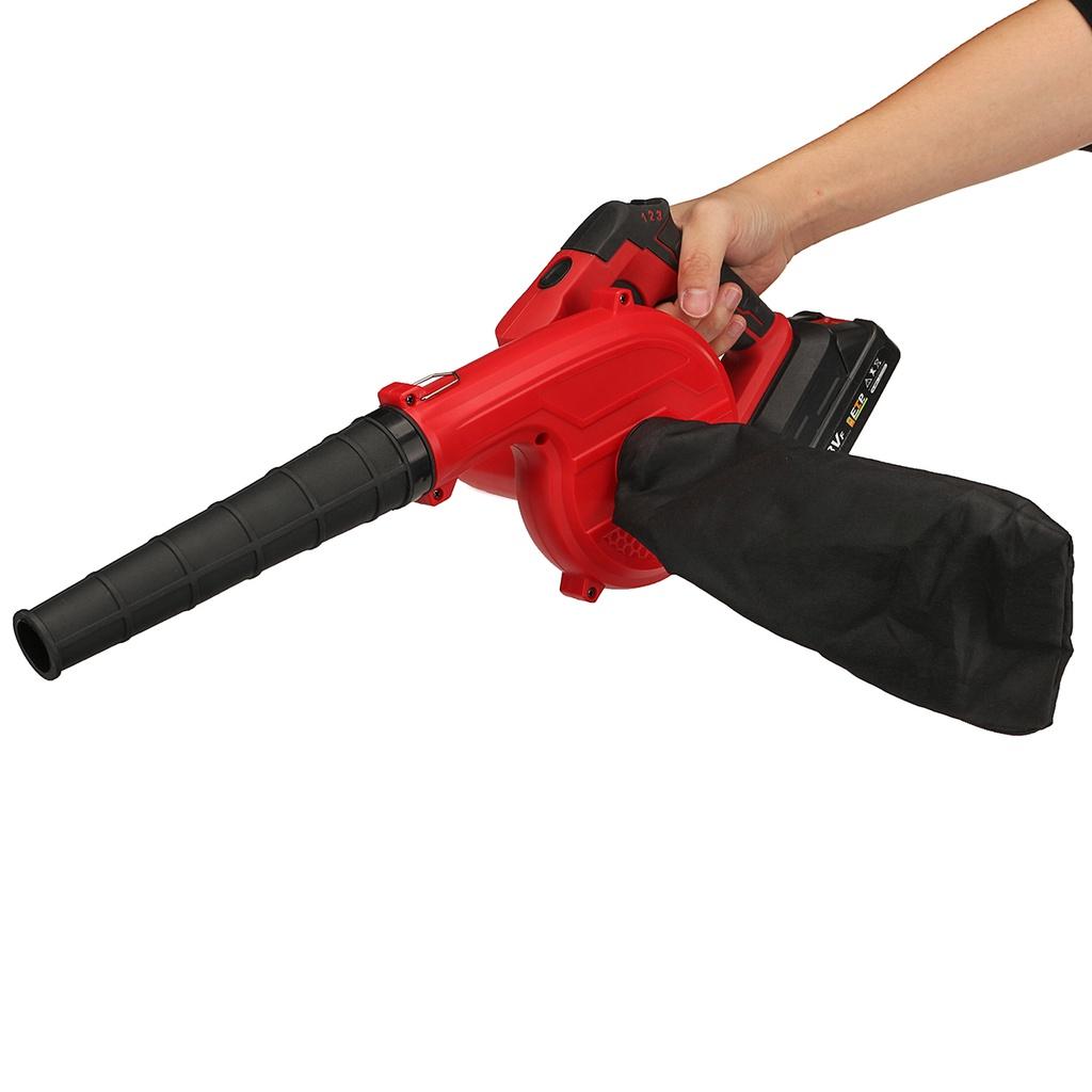 Cordless Electric Air Blower Suction Portable 180°Rotation Air Blower Handheld Leaf Dust Cleaner For 18V Battery 2 IN 1 98VF 2200W
