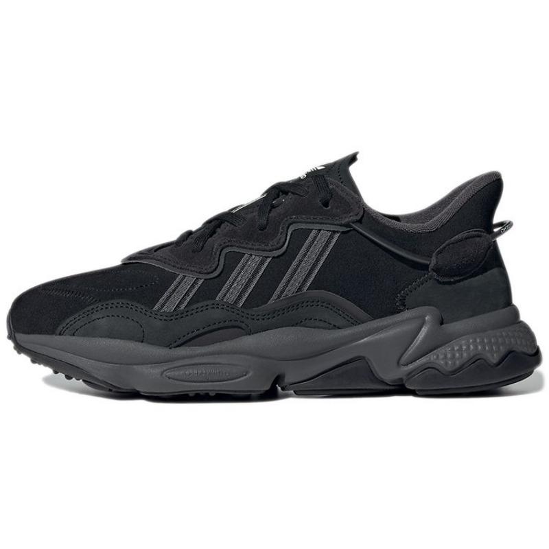 Кроссовки унисекс Adidas Ozweego Черный Серый Основной-черный Облачно-белый Серо-шестой GY6180 36