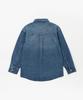 Plac Washed Denim Shacket Mid Blue