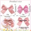 8pcs Pet Bow Hair Clips Set, Dog Hair Accessories, Cat Hair Clips, Cute Bow French Bulldog Cat Hair Decor, Holiday Decoration (Random Colors)