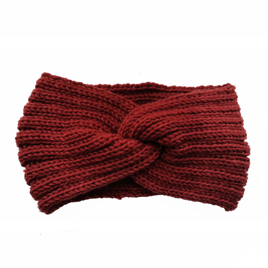 1 PC Vintage Knitted Twisted Hairband, Warm and Stylish for Autumn and Winter, Perfect for Daily Street Wear