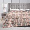 Warm Soft Blanket Children Decorative Bohemian  pattern Bedding Throws  Flannel Bedspread For Couch Chair Graphic Sofa Bed Cover