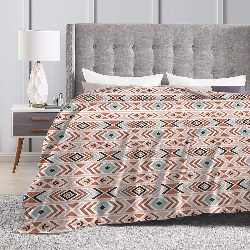 Warm Soft Blanket Children Decorative Bohemian  pattern Bedding Throws  Flannel Bedspread For Couch Chair Graphic Sofa Bed Cover