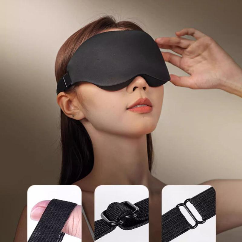 Neue 3D Blackout Schlafmaske Schlaf-Augenmaske Augenbinde für Unisex Weich Müdigkeitslinderung Augenabdeckung Nachtschlafhilfe Schlaf-Patch