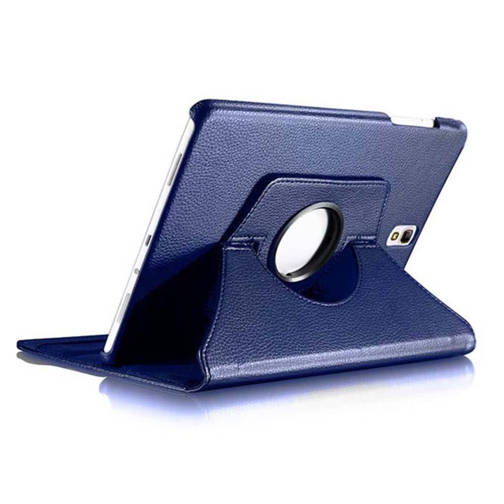 

For Samsung Galaxy Tab S3 97 Custom Leather Case With Stand Function And Antidrop Protection For Travel темно-синий