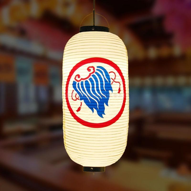 Japanese Style 25x50cm PVC Waterproof Lantern Sushi Ramen Izakaya Korean Cuisine Restaurant Pub Decor Hanging Lantern Outdoor