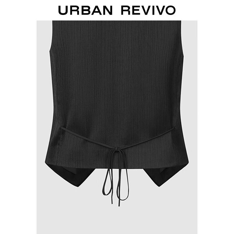 UR 2025 Autumn V-Neck Button Sleeveless Vest for Women