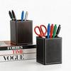 Multifunctional PU Leather Pen Holder and Desk Organizer