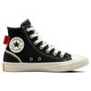 Converse Chuck Taylor All Star High Siyah Egret Kadın Spor Ayakkabı Kırmızı A07118C