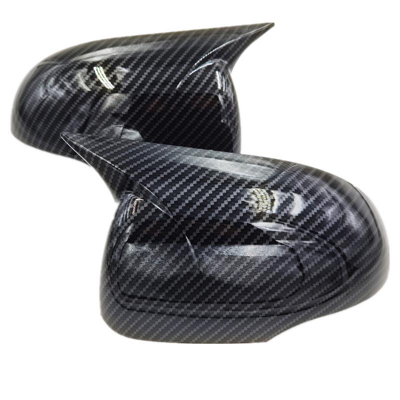 Hyundai Verna Carbon Fiber Rearview Mirror Devil Ear Shell Decor