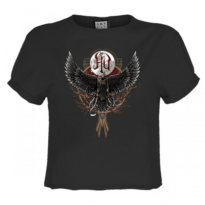 Amplified Womens/Ladies Hawk Moon The Hu Crop Top