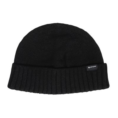 Snow Peak Novo Tamanho Padrão Tricô para Homens e Perfeito para Trekking e Montanhismo Boné, Preto, NSD-AC-25AU003 019, Mulheres,