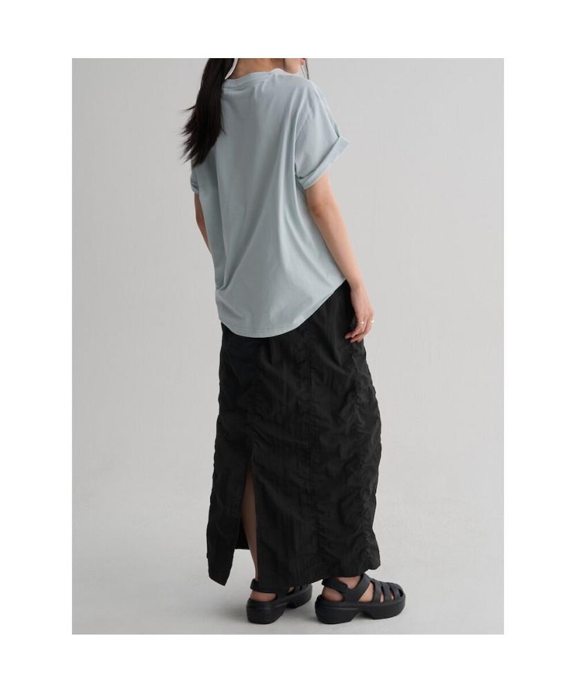 8SECONDS Puckered Maxi Skirt - Black
