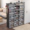 Shoe Rack Assembly Shoe Cabinet Plastic Storage Rack Dust-Proof Doorway Household Multifunctional Storage Rack Economical Storag