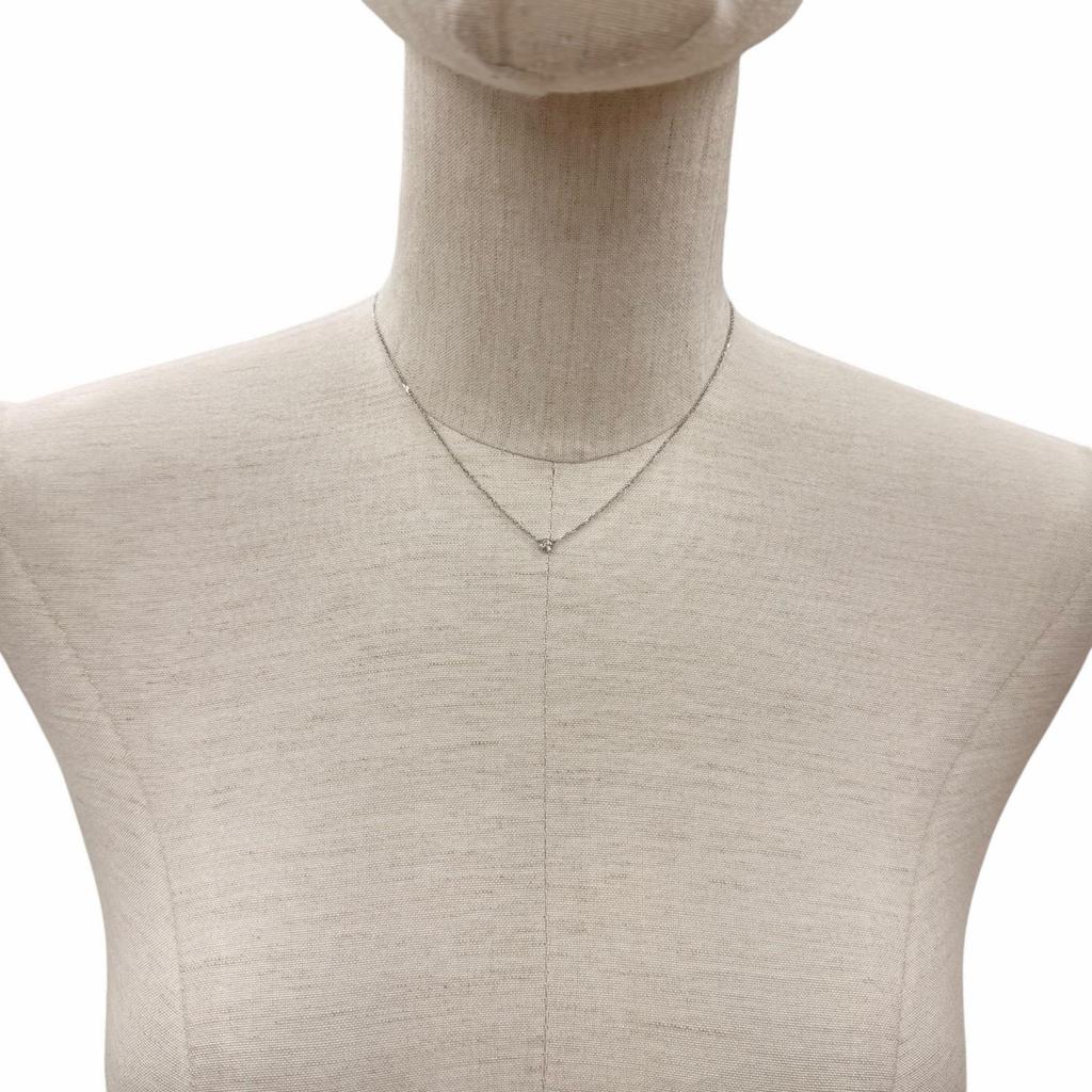 Great Cartier Necklace Damour XS White Gold 750 Women WFE089 Used